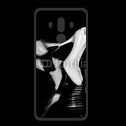 Coque  Huawei MATE 10 PRO PREMIUM Escarpin blanc sur piano