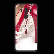 Coque  Huawei MATE 10 PRO PREMIUM Escarpins rouges et perles
