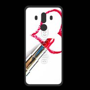 Coque  Huawei MATE 10 PRO PREMIUM Coeur avec rouge à lèvres