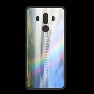 Coque  Huawei MATE 10 PRO PREMIUM Arc en ciel à la montagne