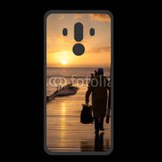 Coque  Huawei MATE 10 PRO PREMIUM Pécheur au levé du soleil