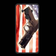 Coque  Huawei MATE 10 PRO PREMIUM Pistolet USA