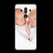 Coque  Huawei MATE 10 PRO PREMIUM Duo de bébés qui dorment 2