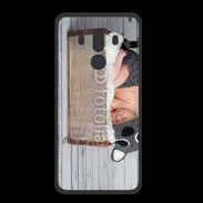 Coque  Huawei MATE 10 PRO PREMIUM Bébé dormant avec chapeau tête de chat