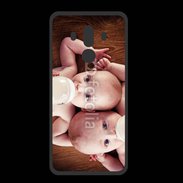 Coque  Huawei MATE 10 PRO PREMIUM Bébés avec biberons