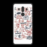 Coque  Huawei MATE 10 PRO PREMIUM Adishatz All Over Rugby