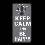 Coque  Huawei MATE 10 PRO PREMIUM Keep calm Be Crazy Gris