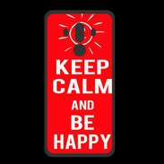 Coque  Huawei MATE 10 PRO PREMIUM Keep calm Be Crazy Rouge