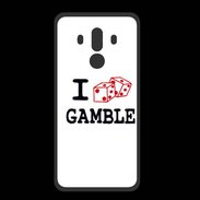 Coque  Huawei MATE 10 PRO PREMIUM I love Gamble