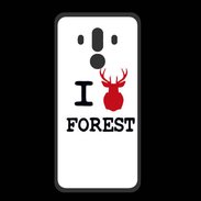Coque  Huawei MATE 10 PRO PREMIUM I love Forest
