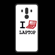 Coque  Huawei MATE 10 PRO PREMIUM I love Laptop