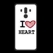 Coque  Huawei MATE 10 PRO PREMIUM I love Heart