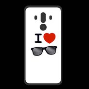 Coque  Huawei MATE 10 PRO PREMIUM I love Lunette Fun