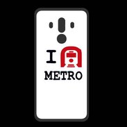 Coque  Huawei MATE 10 PRO PREMIUM I love Metro