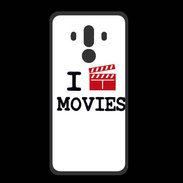 Coque  Huawei MATE 10 PRO PREMIUM I love Movies