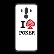 Coque  Huawei MATE 10 PRO PREMIUM I love Poker Spade