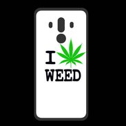 Coque  Huawei MATE 10 PRO PREMIUM I love Weed