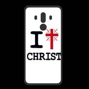 Coque  Huawei MATE 10 PRO PREMIUM i love Christ