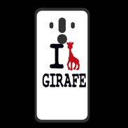 Coque  Huawei MATE 10 PRO PREMIUM I love Girafe
