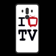 Coque  Huawei MATE 10 PRO PREMIUM I love TV