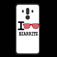 Coque  Huawei MATE 10 PRO PREMIUM I love Biarritz 2