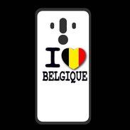 Coque  Huawei MATE 10 PRO PREMIUM I love Belgique 2