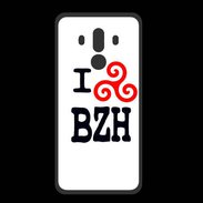 Coque  Huawei MATE 10 PRO PREMIUM I love BZH 2