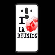 Coque  Huawei MATE 10 PRO PREMIUM I love La Réunion 2