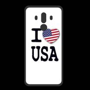 Coque  Huawei MATE 10 PRO PREMIUM I love USA 2