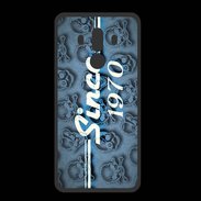 Coque  Huawei MATE 10 PRO PREMIUM Since crane bleu 1970