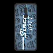 Coque  Huawei MATE 10 PRO PREMIUM Since crane bleu 1977