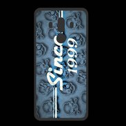 Coque  Huawei MATE 10 PRO PREMIUM Since crane bleu 1999