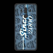 Coque  Huawei MATE 10 PRO PREMIUM Since crane bleu 2000