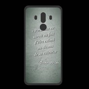 Coque  Huawei MATE 10 PRO PREMIUM Survie valeur Vert Citation Oscar Wilde
