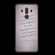 Coque  Huawei MATE 10 PRO PREMIUM Sympathiser Rose Citation Oscar Wilde