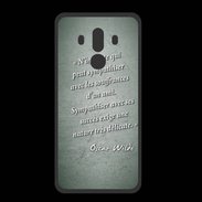 Coque  Huawei MATE 10 PRO PREMIUM Sympathiser Vert Citation Oscar Wilde