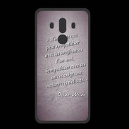 Coque  Huawei MATE 10 PRO PREMIUM Sympathiser Violet Citation Oscar Wilde