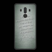 Coque  Huawei MATE 10 PRO PREMIUM Tragédie Vert Citation Oscar Wilde