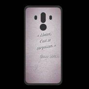 Coque  Huawei MATE 10 PRO PREMIUM Aimer Rose Citation Oscar Wilde