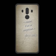 Coque  Huawei MATE 10 PRO PREMIUM Aimer Sepia Citation Oscar Wilde