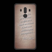 Coque  Huawei MATE 10 PRO PREMIUM Chaque fois Rouge Citation Oscar Wilde