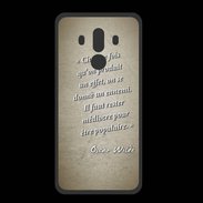 Coque  Huawei MATE 10 PRO PREMIUM Chaque fois Sepia Citation Oscar Wilde