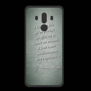 Coque  Huawei MATE 10 PRO PREMIUM Chaque fois Vert Citation Oscar Wilde