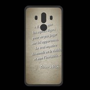 Coque  Huawei MATE 10 PRO PREMIUM Esprits légers Sepia Citation Oscar Wilde