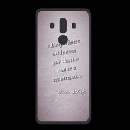 Coque  Huawei MATE 10 PRO PREMIUM Expérience Rose Citation Oscar Wilde