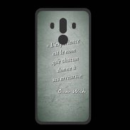Coque  Huawei MATE 10 PRO PREMIUM Expérience Vert Citation Oscar Wilde
