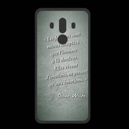 Coque  Huawei MATE 10 PRO PREMIUM Femmes émotions Vert Citation Oscar Wilde