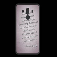 Coque  Huawei MATE 10 PRO PREMIUM Homme animal Rose Citation Oscar Wilde