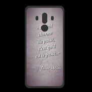 Coque  Huawei MATE 10 PRO PREMIUM Charme passé Violet Citation Oscar Wilde