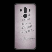 Coque  Huawei MATE 10 PRO PREMIUM Charme passé Rose Citation Oscar Wilde